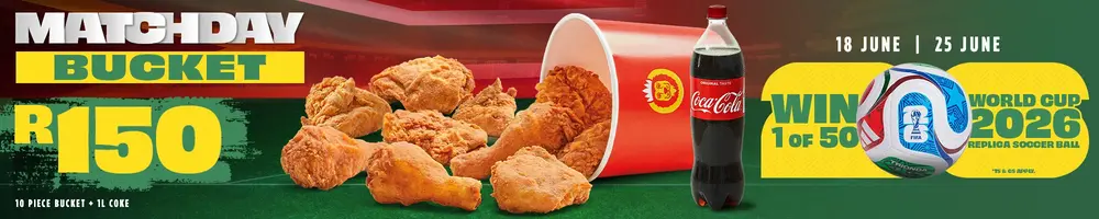 Matchday 10% Off Buckets